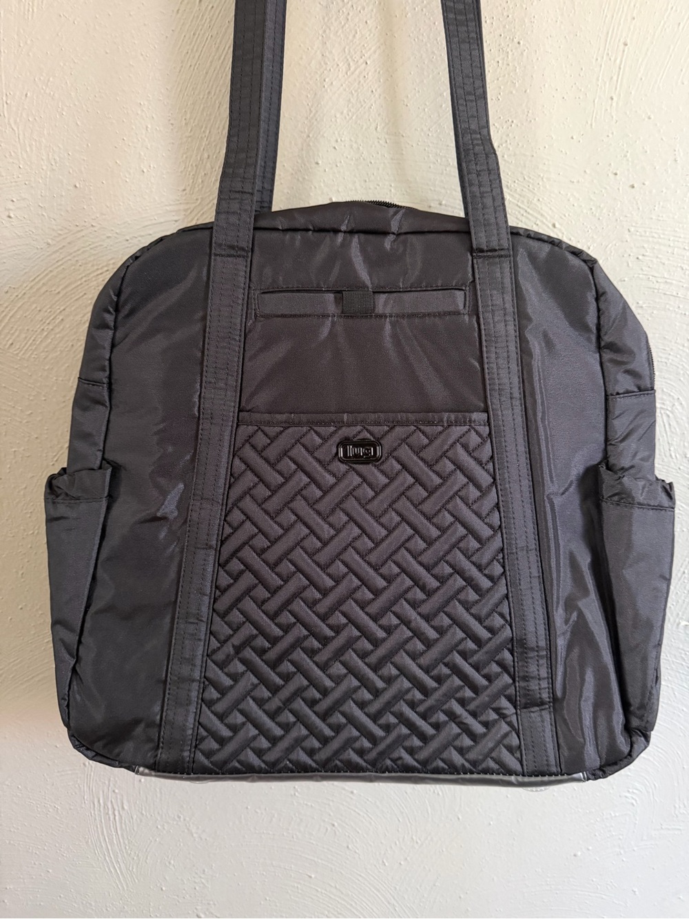 NWT lug Black Sprinter Quilted Tote Bag